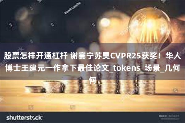 股票怎样开通杠杆 谢赛宁苏昊CVPR25获奖！华人博士王建元一作拿下最佳论文_tokens_场景_几何