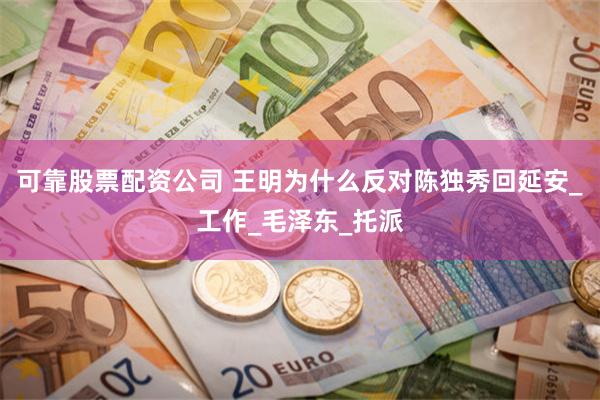 可靠股票配资公司 王明为什么反对陈独秀回延安_工作_毛泽东_托派
