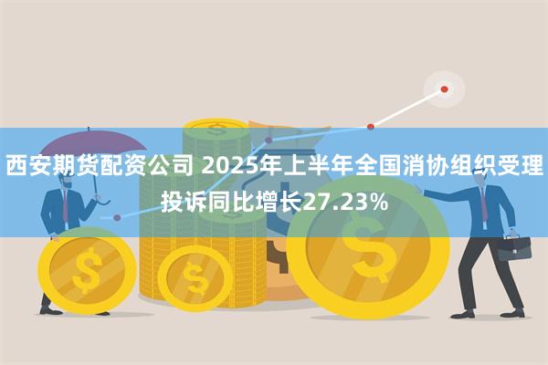 西安期货配资公司 2025年上半年全国消协组织受理投诉同比增长27.23%